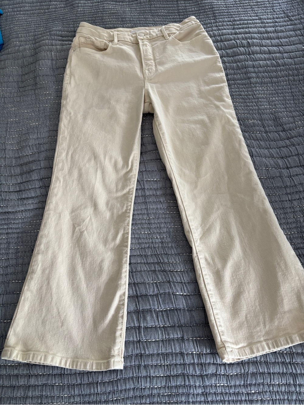 Good American Good Legs Mini Boot Jeans Ivory - Size 29 (8)